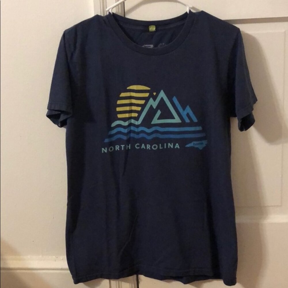 The Home T North Carolina 100% cotton home mountain ocean boxy crew neck t-shirt